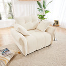 Modern Ergonomic Single Seater Sofa With High Resilience Cushions by HouseOfZazla