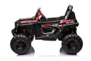 12V7A*2 30W*4 Four-Wheel Drive Seat One Button Start, Forward And Backward, High And Low Speed, Music, Front Light, Power Display, Two Doors Can Open, 2.4G R / C, Seat Belt Four Wheel Absorber by HouseOfZazla