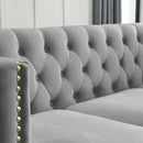 Upholstered Couch Sofa With Button Tufting For Living Room by HouseOfZazla