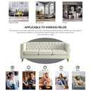 Upholstered Couch Sofa With Button Tufting For Living Room by HouseOfZazla