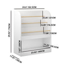 Kids Bookshelf with 3-Tier Front-Facing Display & Toy Storage