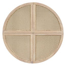 Walker Edison | Modular Round to Square Rattan Coffee Table