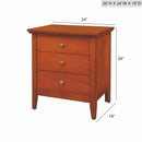 3 Drawer Nightstand & Dove Tailed Drawers by HouseOfZazla