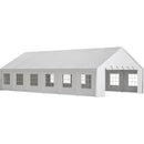 20x40FT Party Tent Heavy Duty, Large Wedding Event Shelters with 3 Carry Bags & Removable Sidewalls, Outdoor Canopy Gazebo Commercial Tents for Parties Carport Camping Garden Patio