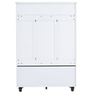 5-in-1 Entryway Bench with Shutter-shaped doors, Coat Rack, Cushion and 4 Sturdy Hooks, 47.2" Wide Hall Tree with Storage Bench for Hallway, Entryway, Living Room