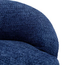 360 Degree Swivel Cuddle Barrel Accent Chairs, Round Armchairs with Wide Upholstered, Fluffy Fabric Chair for Living Room, Bedroom, Office, Waiting Rooms