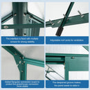Polycarbonate house Raised Base And Anchor Aluminum Heavy Duty Walk-In houses For Outdoor Backyard In All Season