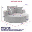 Swivel Chair With Rotating Base For Living Room