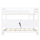 Bunk Bed With Storage Cabinets And USB Ports