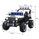 Electric Car With Remote Control, Colorful LED Lights, USB & MP3 by HouseOfZazla