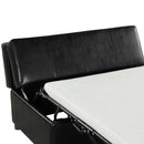 Twin Size Folding Ottoman Sleeper Bed With Mattress Convertible Guest Bed by HouseOfZazla