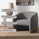 Livia - Accent Chair - Brown & Gray Tweed by Unique Piece Furniture