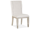 Lenox - Upholstered Host Side Chair (Set of 2) - Warm Silver