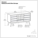 Clarkson - Sideboard With Storage - Brown