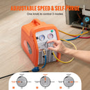 1 HP Refrigerant Recovery Machine - Dual Cylinder Portable AC Recovery by HouseOfZazla