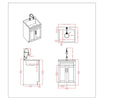 Hennessy - Deluxe Laundry Cabinet With Faucet And Stainless Steel Sink by Unique Piece Furniture