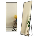 Full Length Mirror 67x25.6in Aluminum Alloy Wall Mirror Free Standing Floor Mirror Hanging Leaning Against Wall for Dressing Bedroom Living Room