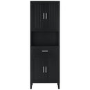 Freestanding Tall Bathroom Cabinet With Soft Close Doors And Adjustable Shelves by Unique Piece Furniture