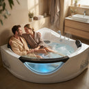 59" Corner Whirlpool Bathtub for 2-Person by HouseOfZazla