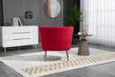 Accent Chair, leisure single chair with Golden feet