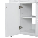 Bathroom Vanity With Ceramic Sink, Soft Close Doors, Adjustable Shelves by HouseOfZazla