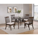 Burns - Dining Side Chairs (Set of 2) - Walnut by HouseOfZazla