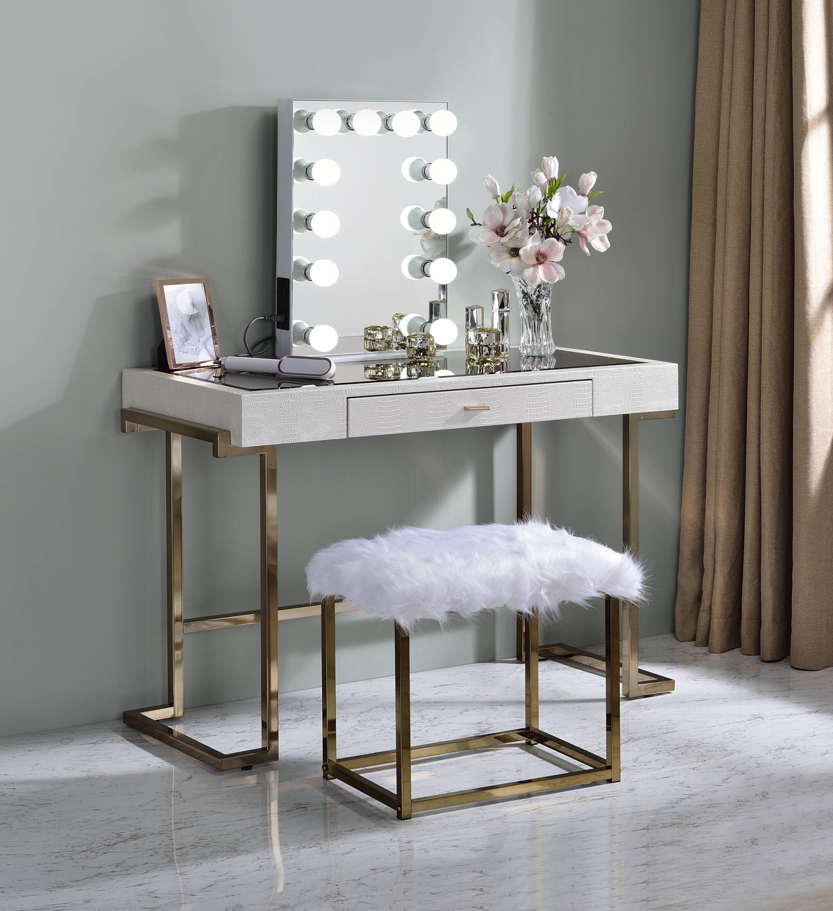 Asa Contemporary Hollywood Vanity Mirror, photo 5 of 5