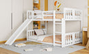 Bunk Bed With Convertible Ladder And Slide by HouseOfZazla