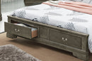 Upholstered Panel Sleigh Bed Design