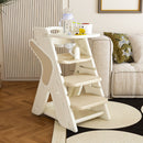 Multifunctional Growing Up Dining Chair With Adjustable Height And 5 Point Seat Belts