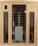 Low EMF Three person Far infrared sauna room (Roof & Floor)
