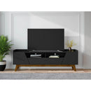 Marcus - TV Stand With 4 Shelves And Soft Close Doors by HouseOfZazla