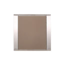 Cape Coral Contemporary Side Table With Frosted Glass Top by HouseOfZazla