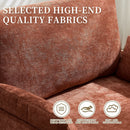 Mid Century Modern Foldable Sofa Bed, 3 In 1 Convertible Sleeper With 3 Pillows by HouseOfZazla