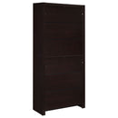 Maureen - 5 Shelf Bookcase With Drawer - Cappuccino by HouseOfZazla