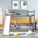 Functional Bunk Bed & Convertible Ladder And Slide by Unique Piece Furniture
