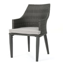 Hillhurst Outdoor Chair Set of 2 with Weather Resistant Cushions by HouseOfZazla