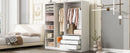 Doorless Storage Wardrobe For Dedroom With Shelves And 3 Drawers by HouseOfZazla