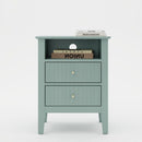 Fluted Nightstand With 2 Drawers by HouseOfZazla