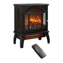 3D Flame Electric Infrared Quartz Fireplace Stove With Remote Control by Unique Piece Furniture