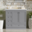 36 Inch Shaker Style Free-Standing Bathroom Vanity Cabinet with Sink by HouseOfZazla