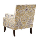 Colton - Track Arm Club Chair With Nailhead Trim by HouseOfZazla