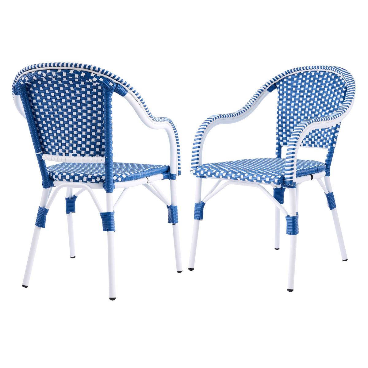 Outdoor Bistro Chairs with Aluminum Frame, Set of 2, photo 5 of 10