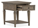 Lancaster - Rectangular End Table - Dove Tail Gray