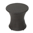 19" Kono Hourglass Table (No Glass Top) End Table by HouseOfZazla