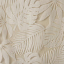 Palm Leaf Burnout Window Sheer Natural 50x84 Inches