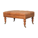 Buffalo - Ottoman With Castor Legs by HouseOfZazla