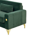 Emerald Green Velvet 2-Piece Sofa Set