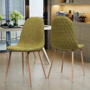 Elegant Dining Chair Set With Fabric by HouseOfZazla