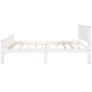 Platform Bed Frame Mattress Foundation Sleigh Bed With Headboard / Footboard / Wood Slat Suppor by HouseOfZazla
